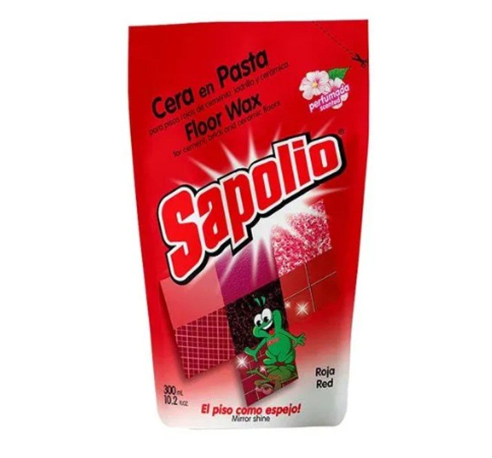 Cera Sapolio Pasta Rojo 300 mL