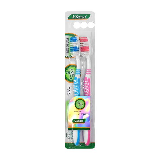 Cepillo Dental Vinsa Pack x2 Medio