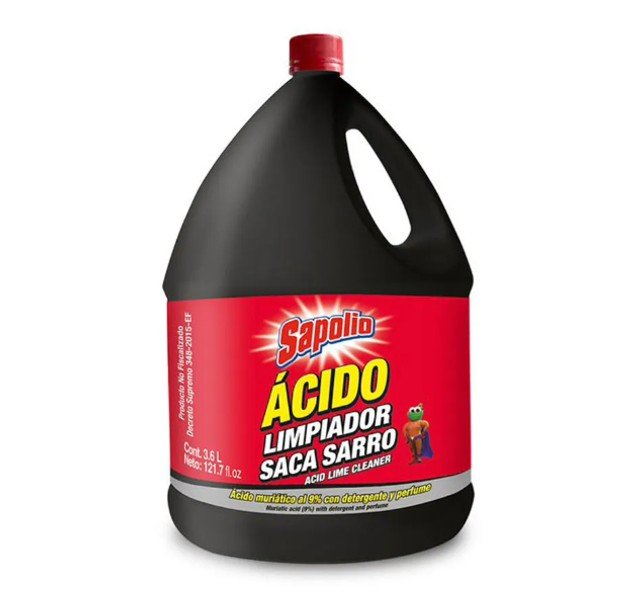 Acido Muriatico Sapolio 3600 mL