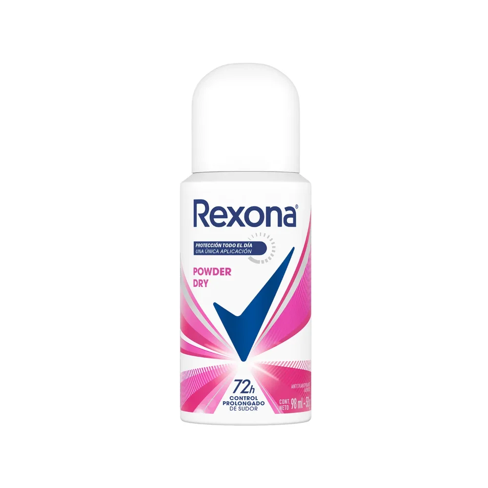 Desodorante Rexona Powder Dry Mujer 98 mL (Rosado)