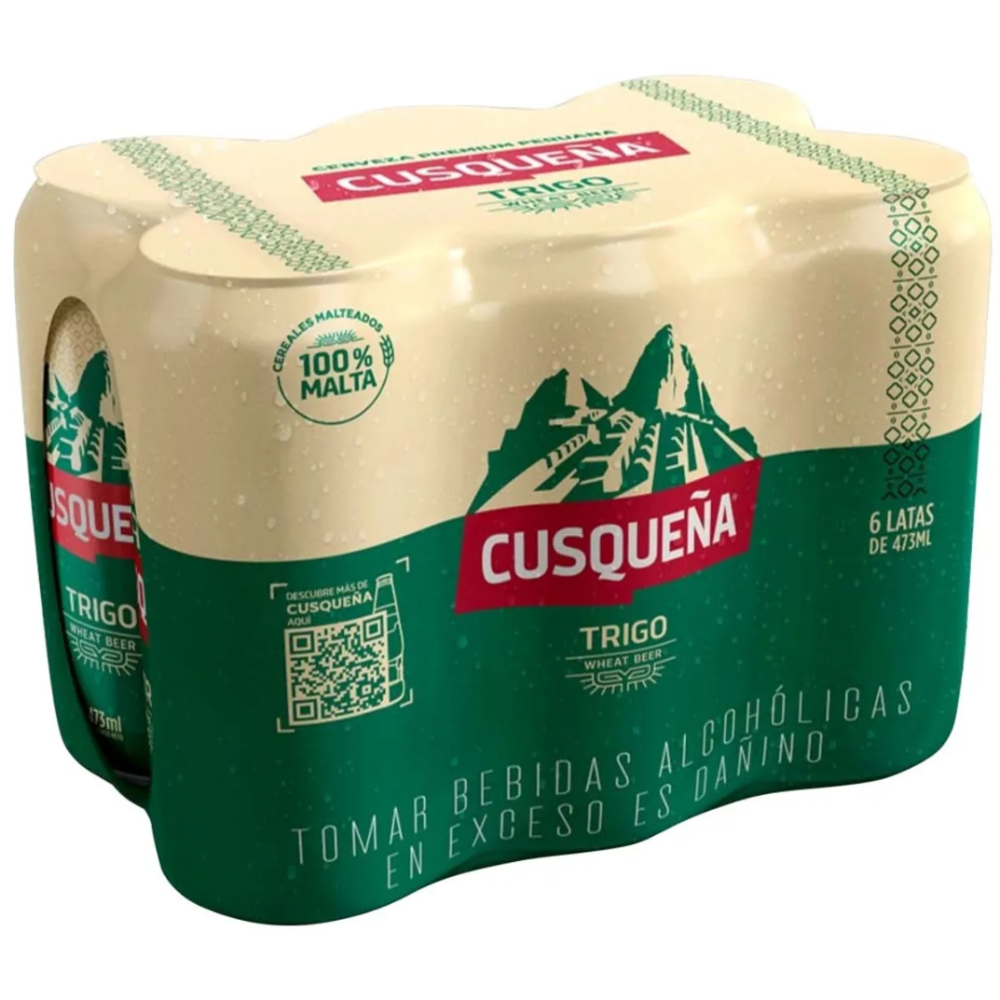 Cerveza Cuzqueña Trigo Lata 6 x 473 mL Six Pack