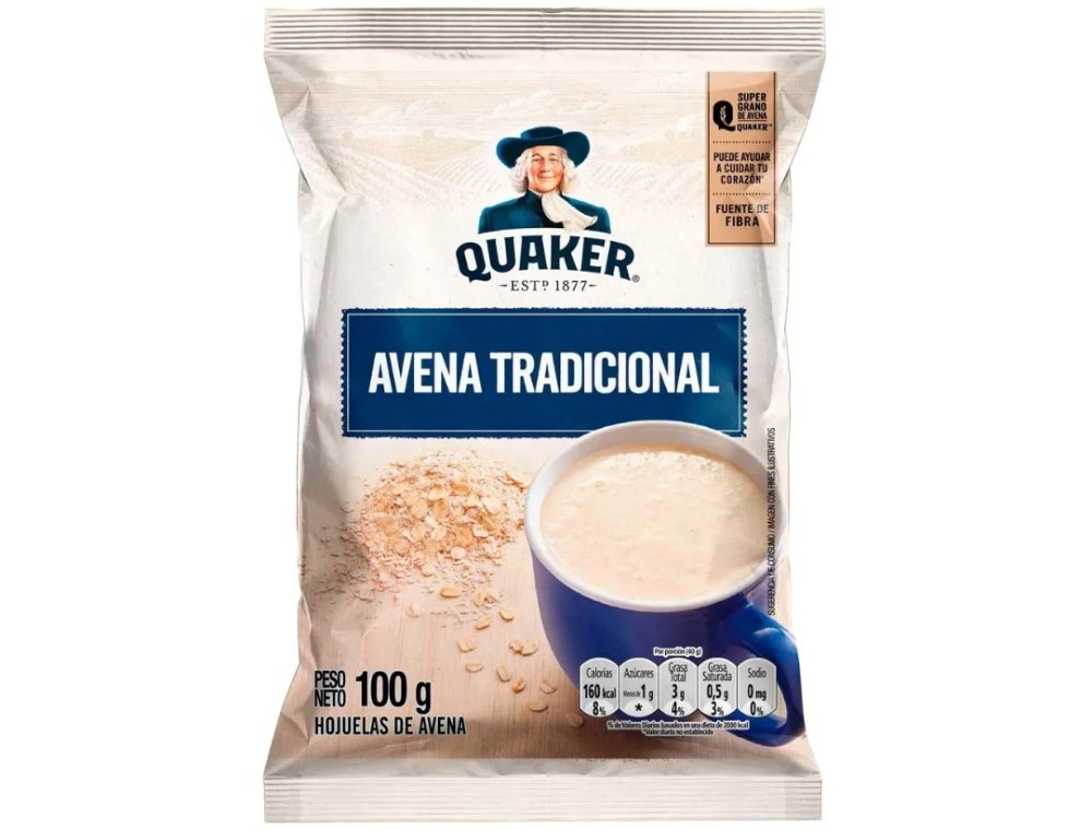 Avena Quaker Tradicional 100 g