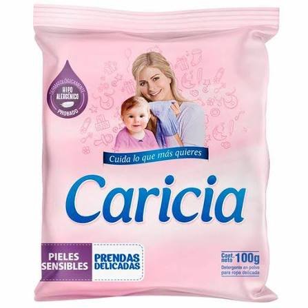 Detergente Caricia Ropa Delicada 100 g