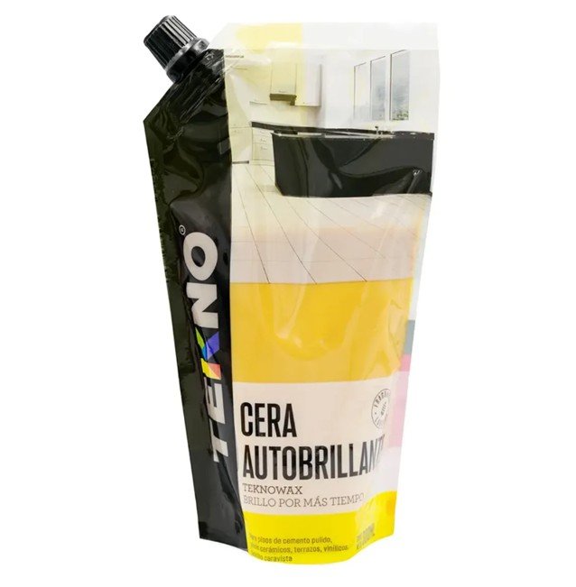 Cera Tekno Autobrillante Liquido Amarillo 300 mL