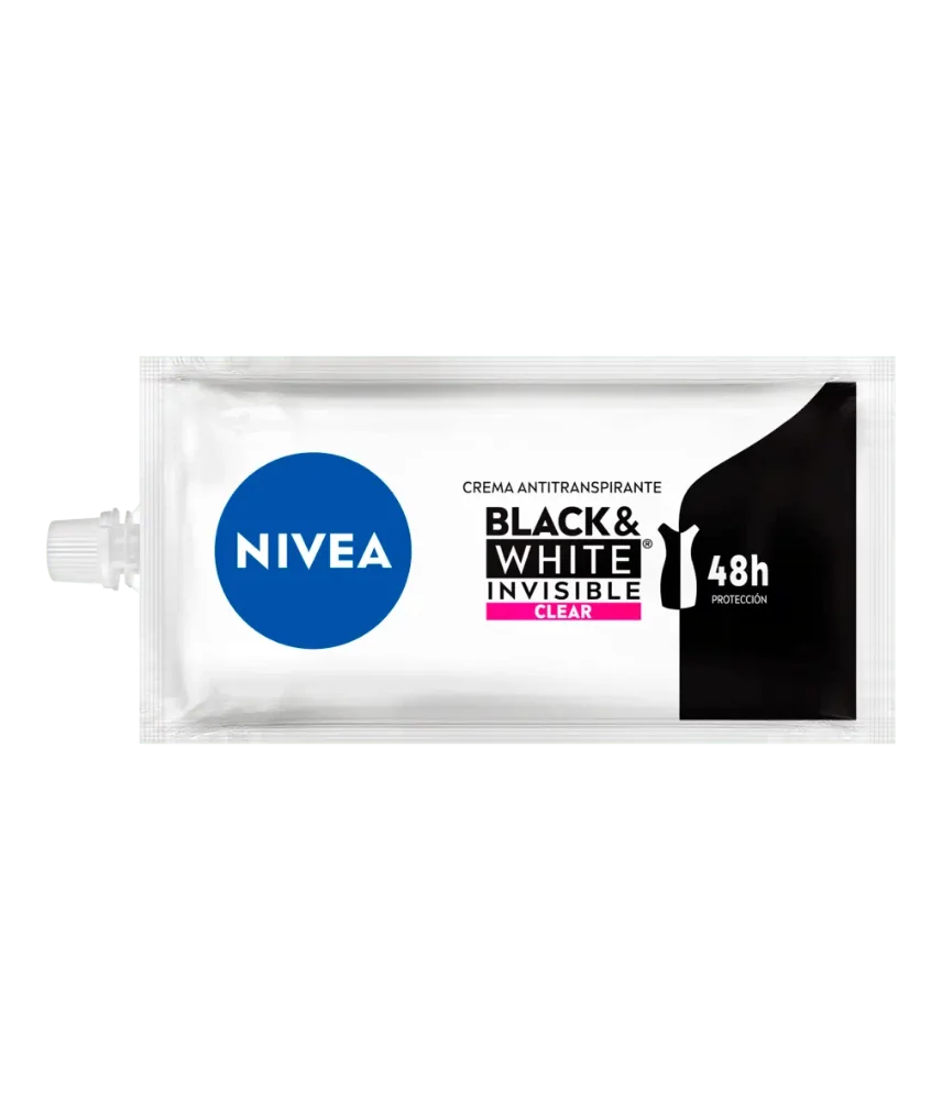 Desodorante Nivea Black & White Invisible Clear 9 g (Negro)