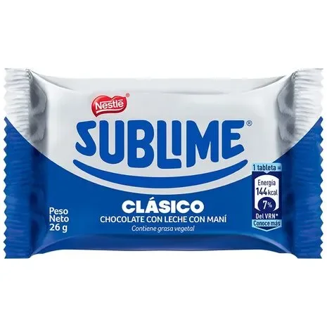 Chocolate Sublime Clasico 26 g