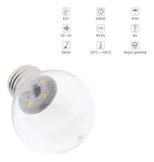 BOMBILLO LED 1W PING PONG LUZ TRANSPARENTE FELGOLUX