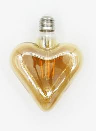 BOMBILLO LED 4W FILAMENTO CORAZON DECORATIVO FAUSTA