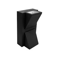 APLIQUE EXTERIOR TIPO CORBATIN 7W 3500K NEGRO ABS FEGOLUX