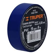 CINTA AISLANTE 9M X 19MM,AZUL TRUPER
