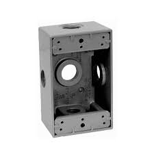 CAJA METALICA RAWELT 1" 2X4 5 SALIDAS