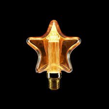 BOMBILLO LED 4W FILAMENTO ESTRELLA DECORATIVO FAUSTA