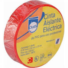 CINTA AISLANTE ROJA GRANDE CILES
