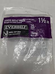 DESAGUE DE SALIDA CENTRAL 1 1/2 EVERBILT