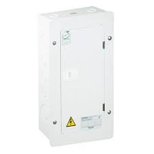 CAJA PARA BREAKER 8 CIRCUITOS CON PUERTA TAPA SCHNEIDER