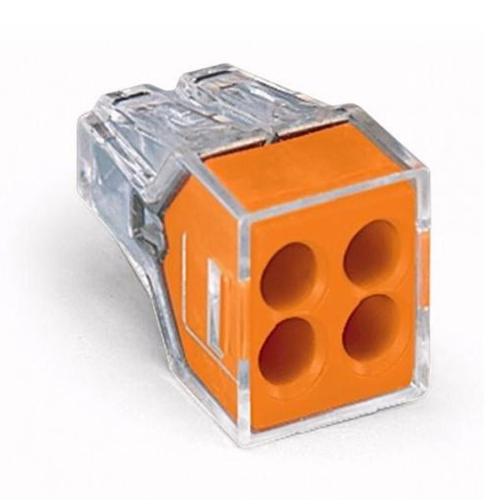 CONECTOR WAGO # 14 /  4 VIAS