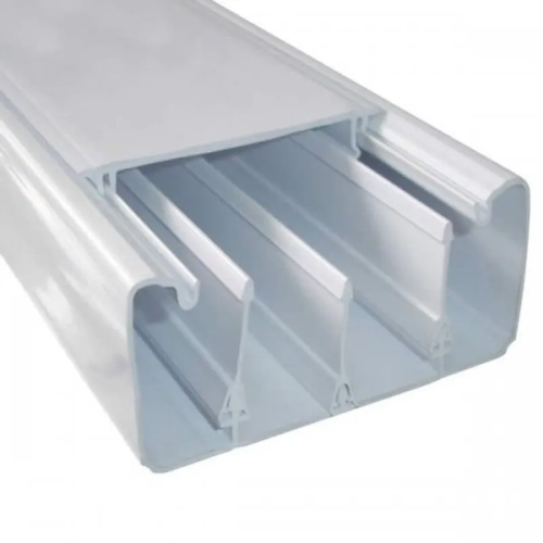 CANALETA CON DIVISON 100X45 BLANCA  DEXSON 2 METROS