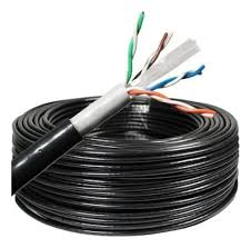 CABLE UTP CATEGORIA 6 EXTERIOR COBRE COBRE