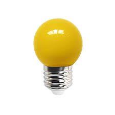 BOMBILLO LED 1W PING PONG LUZ AMARILLO FELGOLUX