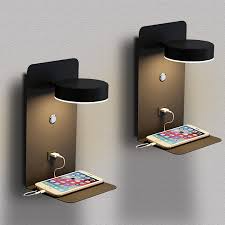 APLIQUE  LED DE PARED 12W TINKO TRICOLOR NEGRO