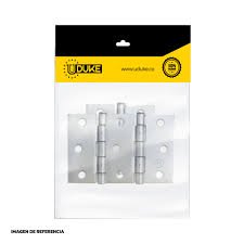 BISAGRA NUDO CABEZA PLANA HIERRO 3X3 PQT X 3 UDUKE