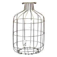 CANASTILLA PARA BOMBILLO GRANDE 4 YUMBO ZINCADA 40W-50W