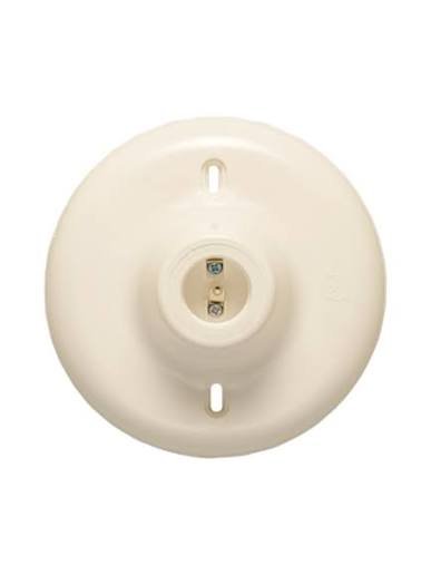 PORTALAMPARA PLAFON E27 BLANCO ELEKTRON