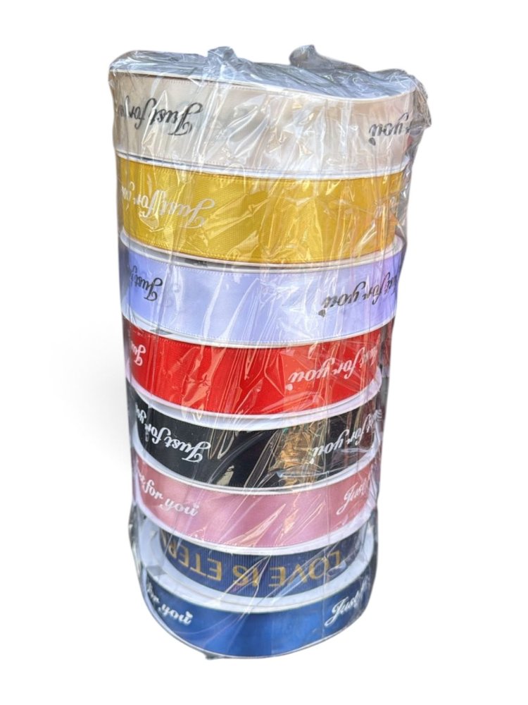 CINTA SATIN 2.5CM LETRAS