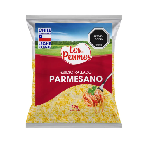 QUESO RALLADO PARMESANO LOS PEUMOS 40G