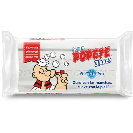 JABON BARRA POPEYE HIPOALERGENICO BEBE 170GR