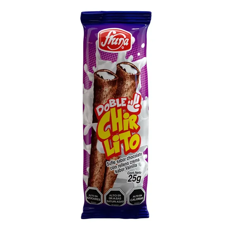 SUFLE CREMA CHIRLITO SABOR  VAINILLA  25GR