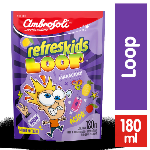 JUGO REFRESKIDS LOOP 180ML 3X1000 SURT