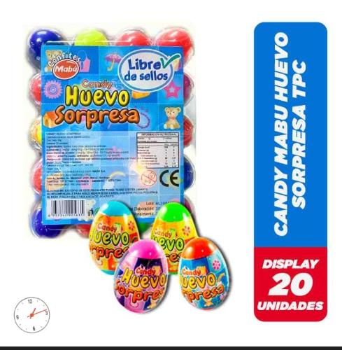 HUEVOS SORPRESA CANDY MABU 30ML