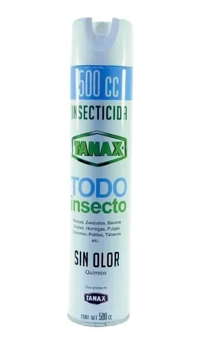 INSECTICIDA TANAX SIN OLOR TODO INSECTO 500CC