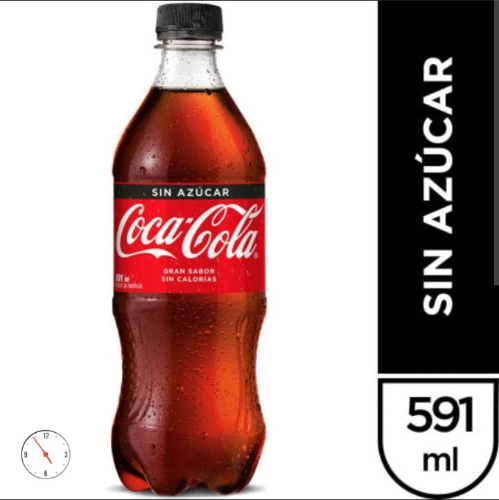 ANDINA COCA COLA 591ML SIN AZUCAR