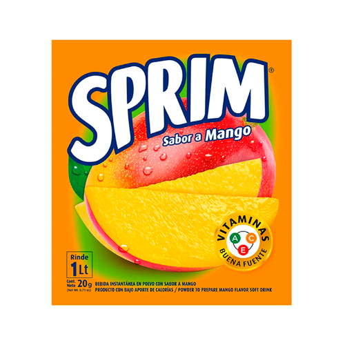 JUGO SPRIM EN POLVO SABO MANGO 20GR