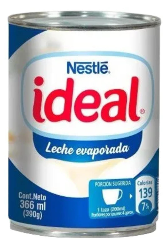 LECHE EVAPORADA IDEAL 360 ML