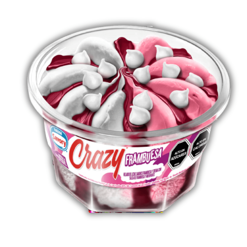 SAVORY HELADO CRAZY FRAMBUESA 170 ML
