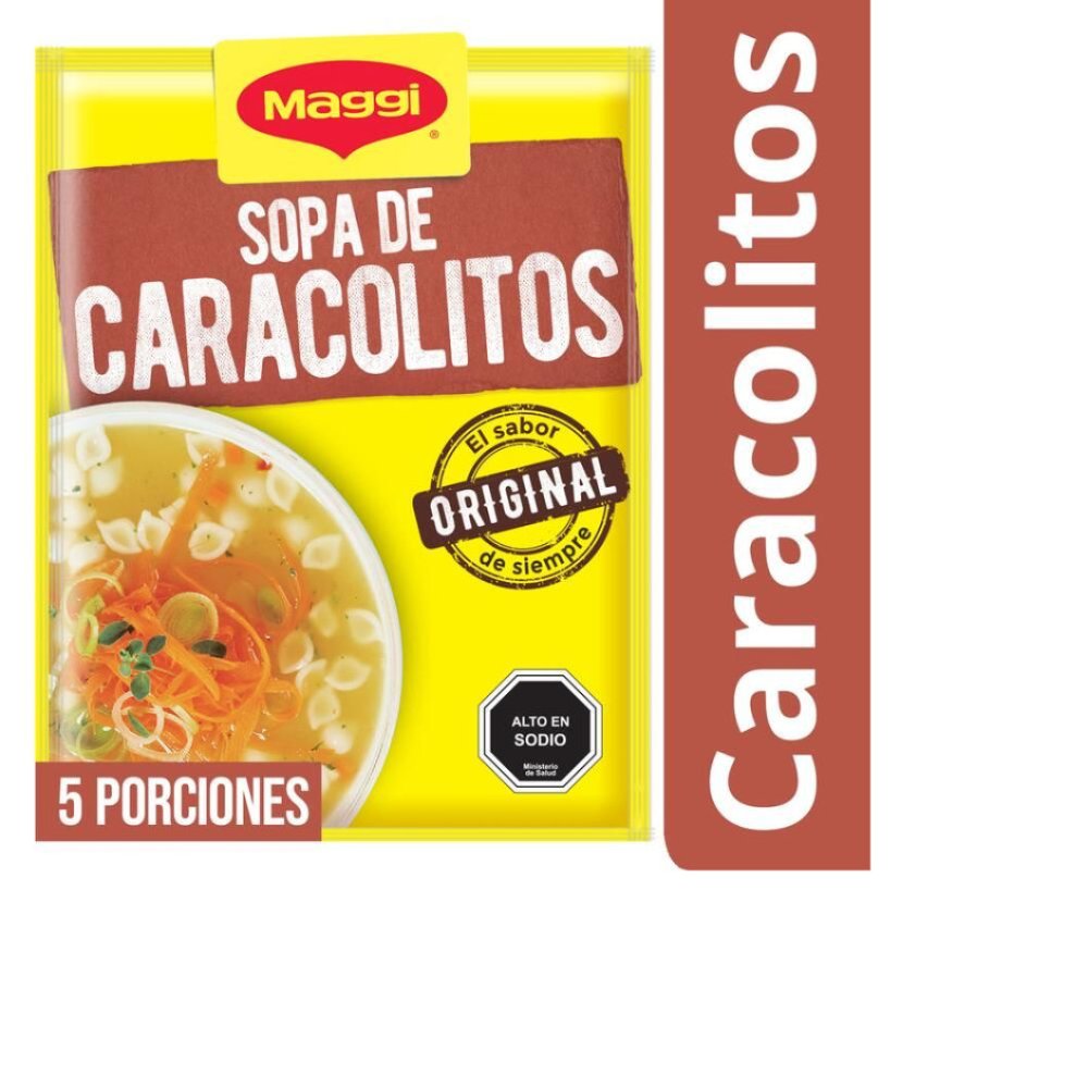 SOPA MAGGI SABOR CARACOLITOS 50GR
