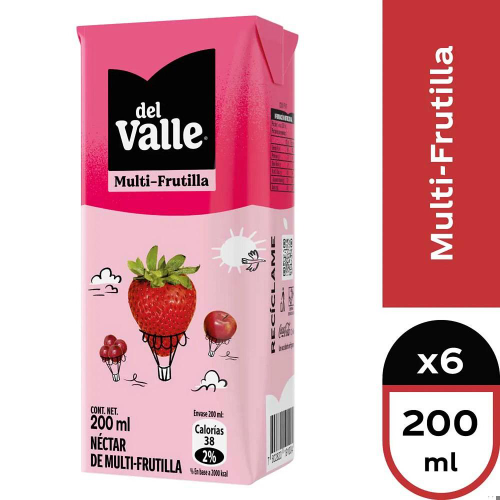 ANDINA DEL VALLE FRUTILLA 200ML