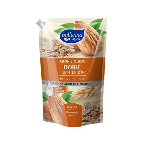 JABON LIQUIDO BALLERINA AVENA Y ACEITE DE ALMENDRAS 750ML