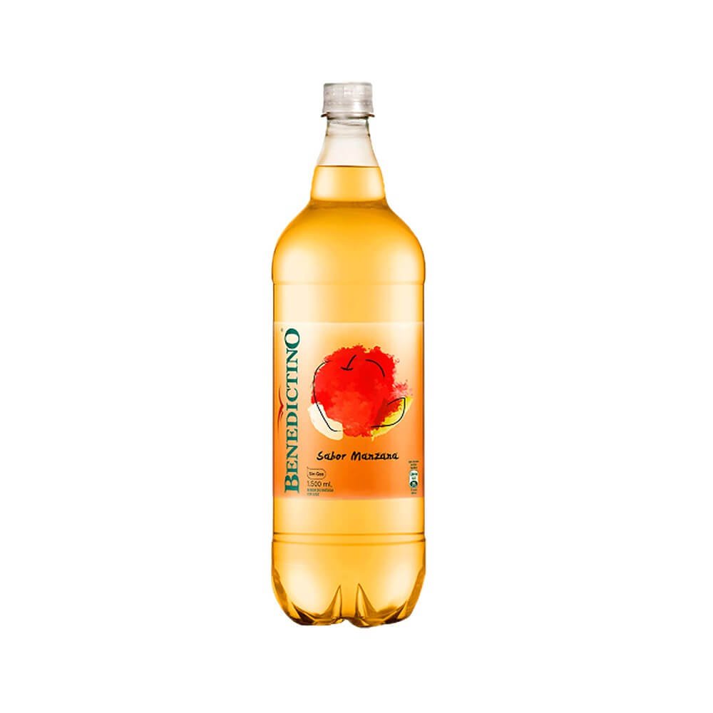 AGUA CON SABOR BENEDICTINO MANZANA