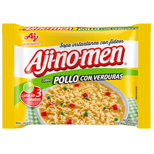 AJI-NO-MEN POLLO CON VERDURAS 80GR 2X1000