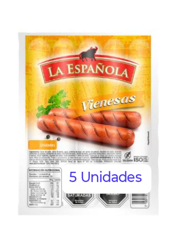 VIENESAS ESPANOLA 5 UNIDADES
