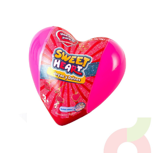JOYA DE CORAZON SWEET HEART CON DULCES 5GRS