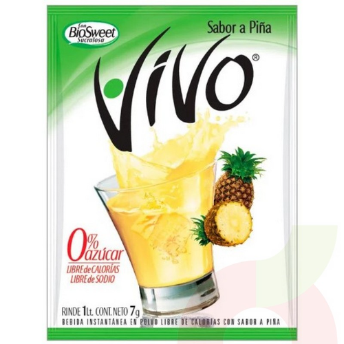 JUGO VIVO SIN AZUCAR EN POLVO PIÑA