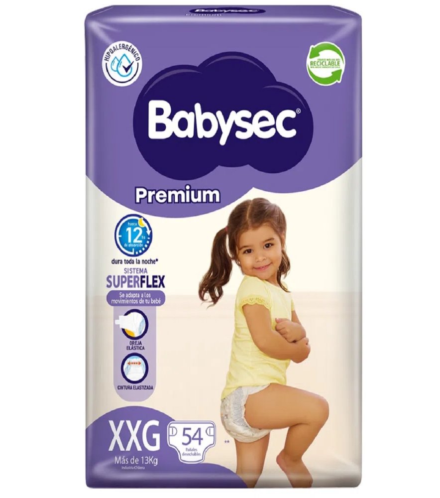 PAÑAL BABYSEC XXG X PAQUETE