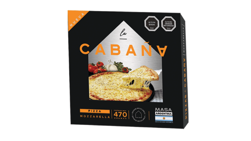 PIZZA MOZZARELLA LA CABAÑA 470G