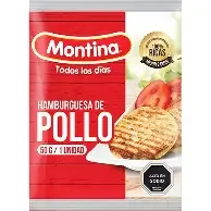 HAMBURGUESA DE POLLO MONTINA 50GR