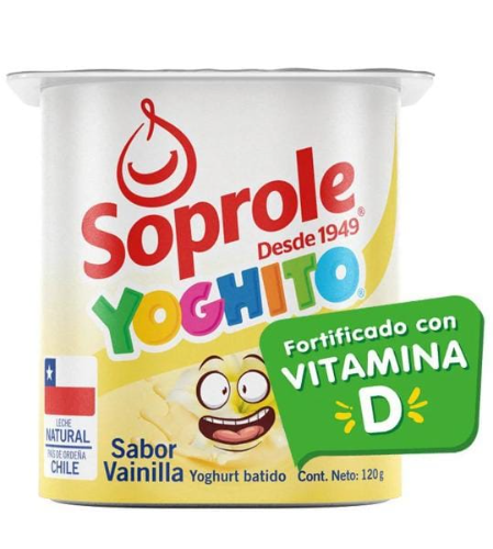 YOGUITO YOGURT VAINILLA  120GR